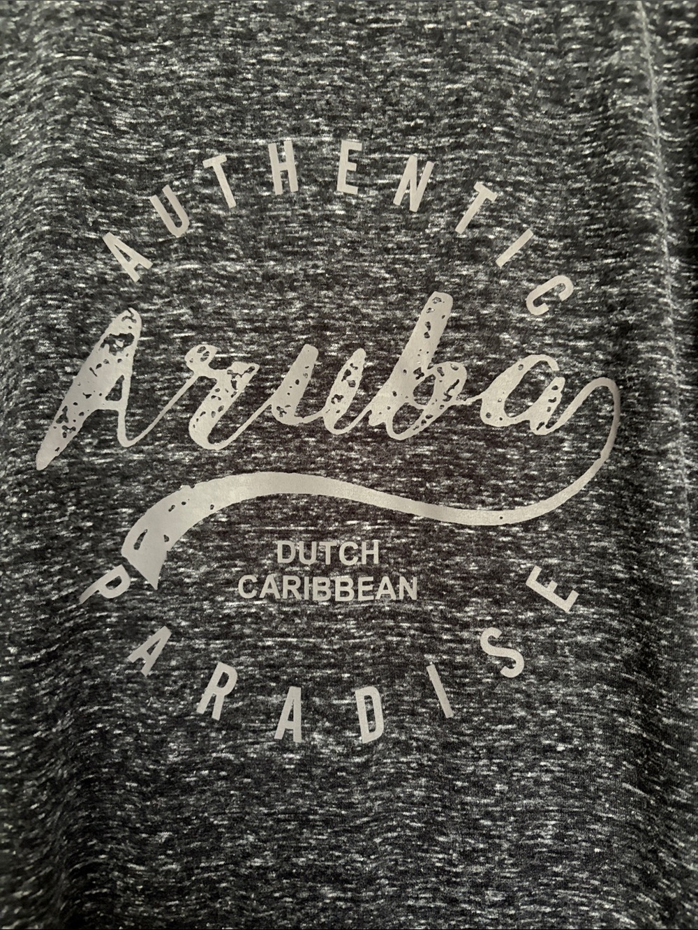 Authentic Aruba Raglan Tee - Gray/Charcoal - Picture 2 of 4